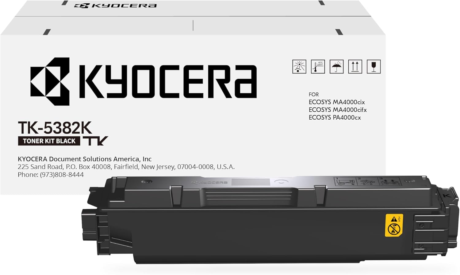 KYOCERA TK-5382K Black Toner Cartridge for ECOSYS Printers