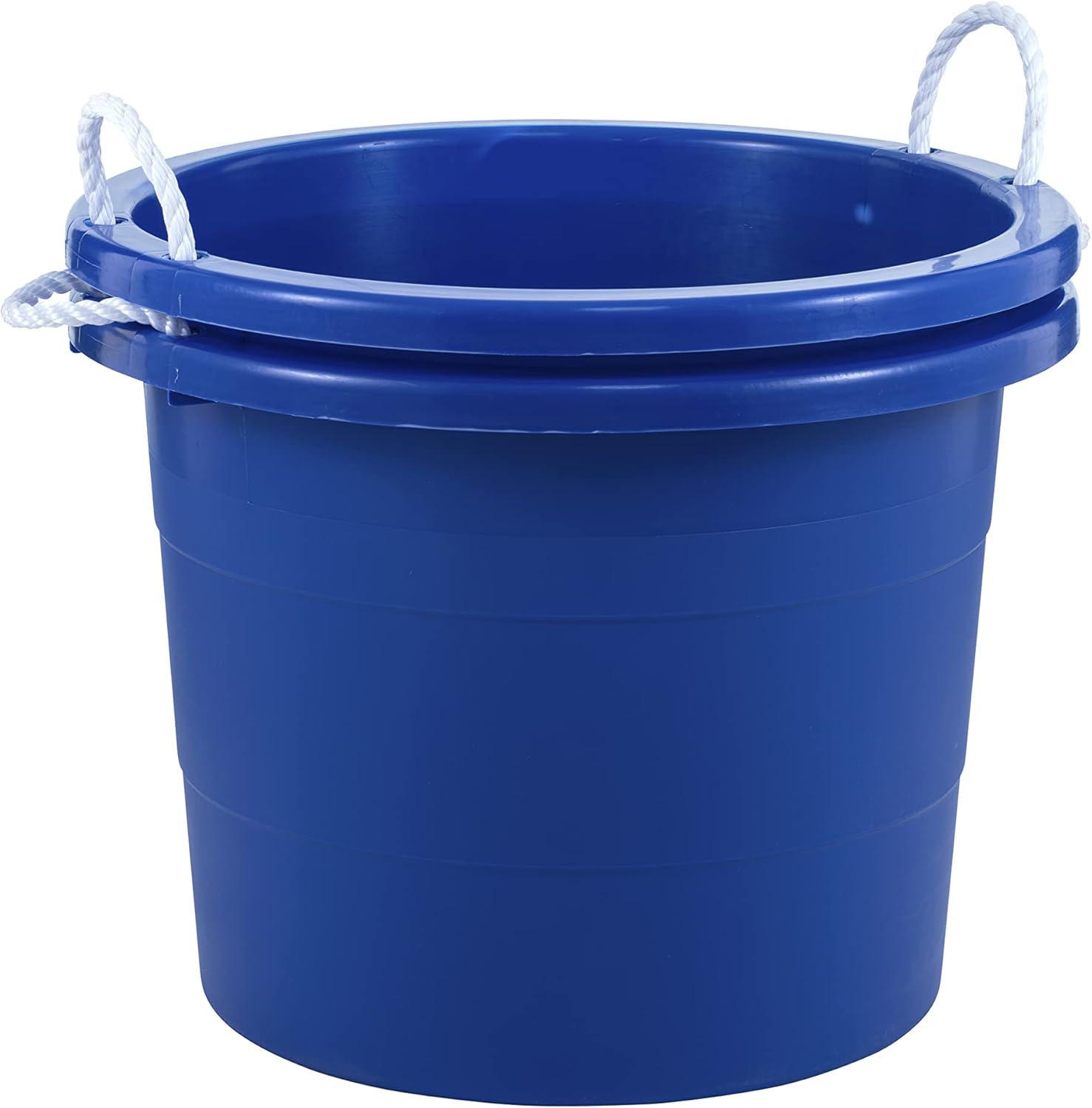 19 Gallon Easy-Access Storage Rope Handle Tub for Versatile Use