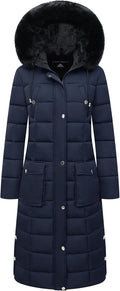 Women's Waterproof Long Winter Coat - Thickened Down Alternative Parka