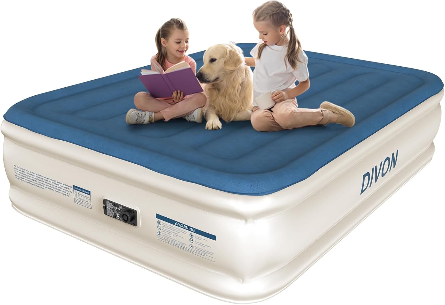 DIVON Air Mattress Full with Built-in Pump for Ultimate Comfort