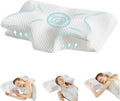 Smug Cervical Neck Pillow for Sleeping - Cooling Ergonomic Memory Foam