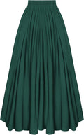 Scarlet Darkness Maxi Skirts for Women Long Flowy Boho Style