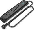 Monster 3ft Black Power Strip and Tower Surge Protector - 300J