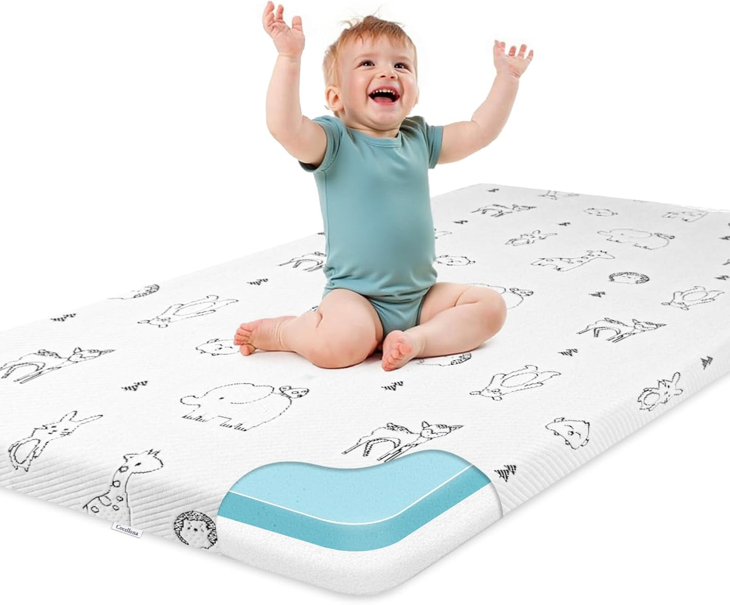 Pack and Play Mattress for Comfortable Baby Sleep and Play