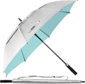 UPF50+ Sun Umbrella 62 in Arc Windproof Double-Canopy - Cooling Shade