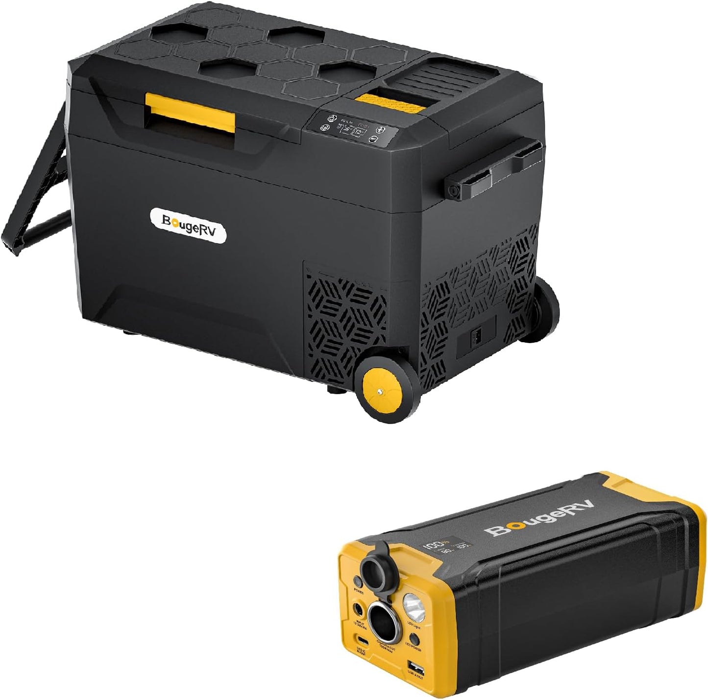 BougeRV Power Station + Car Fridge Bundle