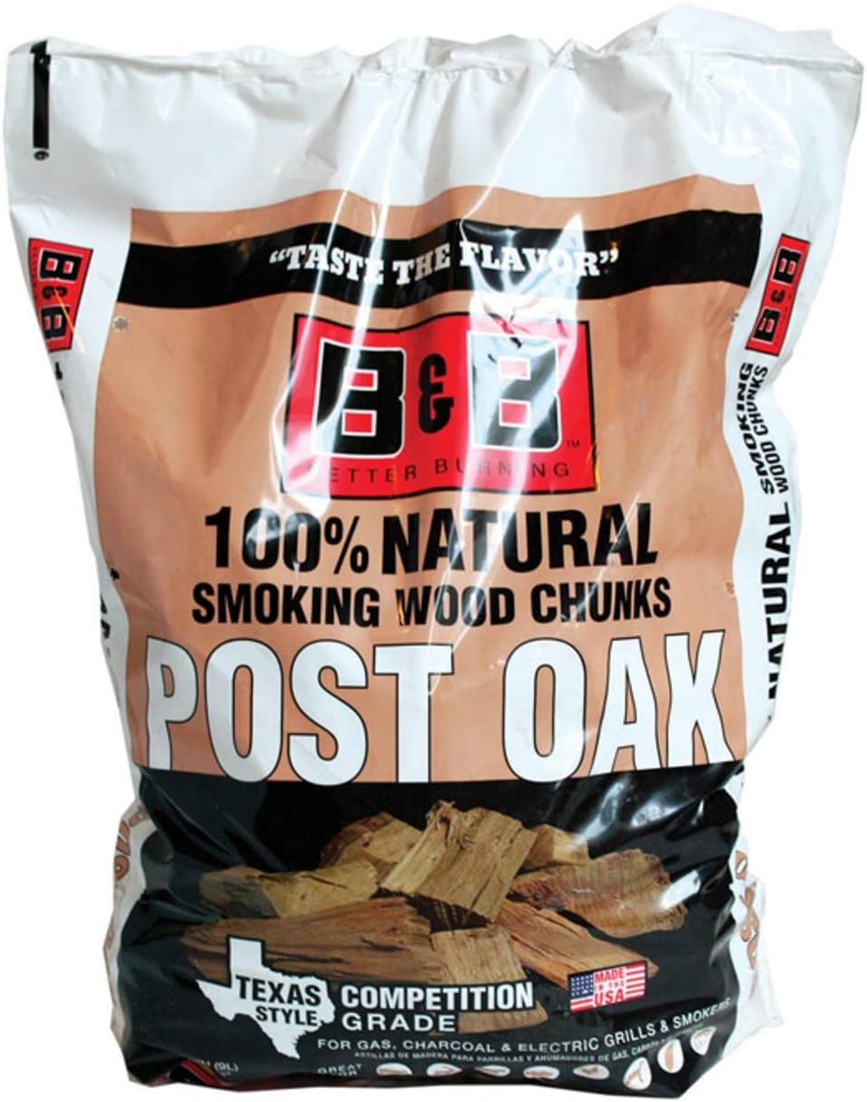 B & B Charcoal Wood Smoking Chunks for Flavorful BBQ Cooking
