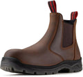 SUREWAY Men's Slip-On Work Boots - Composite Toe, Slip/Water