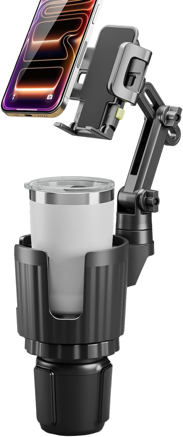 Bracketron Cup Holder Phone Mount - TripGrip 2-in-1 Design