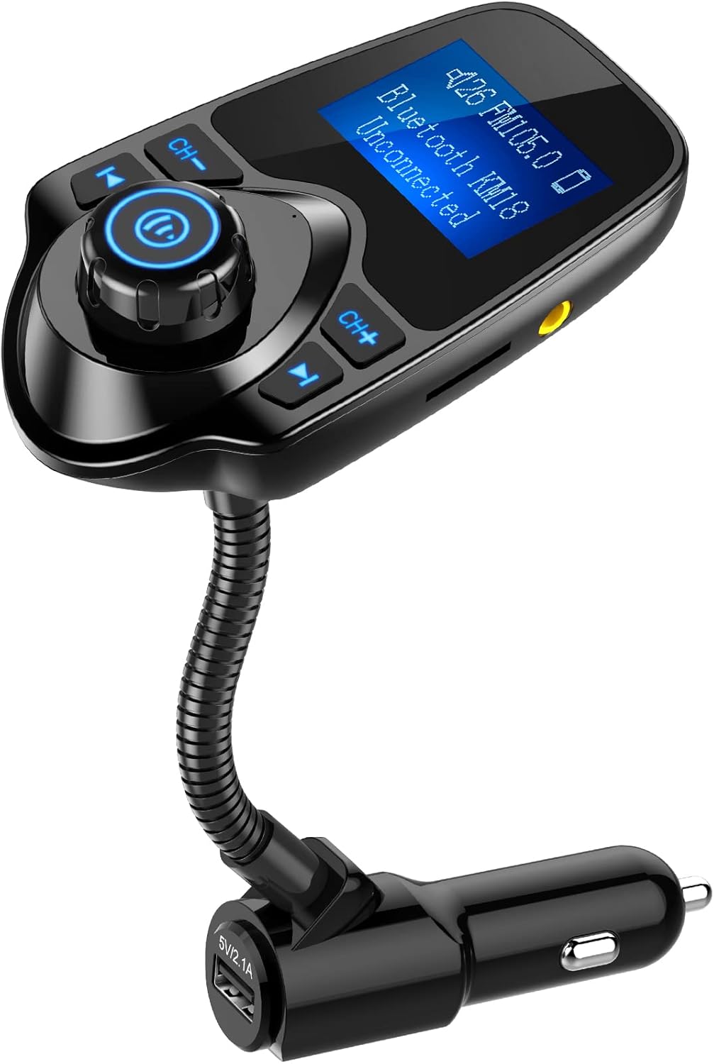 Nulaxy FM Transmitter: Hands-Free Calls & Wireless Music!