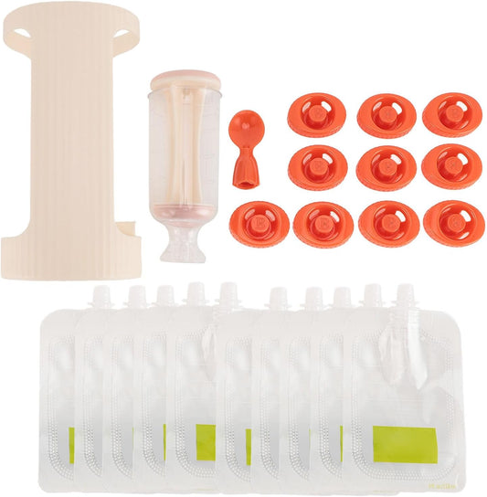 Reusable Baby Food Maker with 10 Pouches