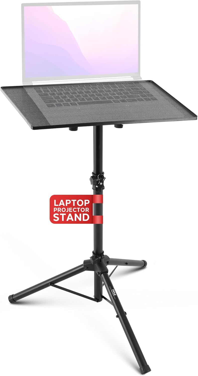 Pyle Pro DJ Laptop Stand - Portable & Adjustable