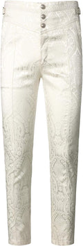 Mens Gothic Pants Cosplay Trousers Steampunk Victorian Fit - VATPAVE