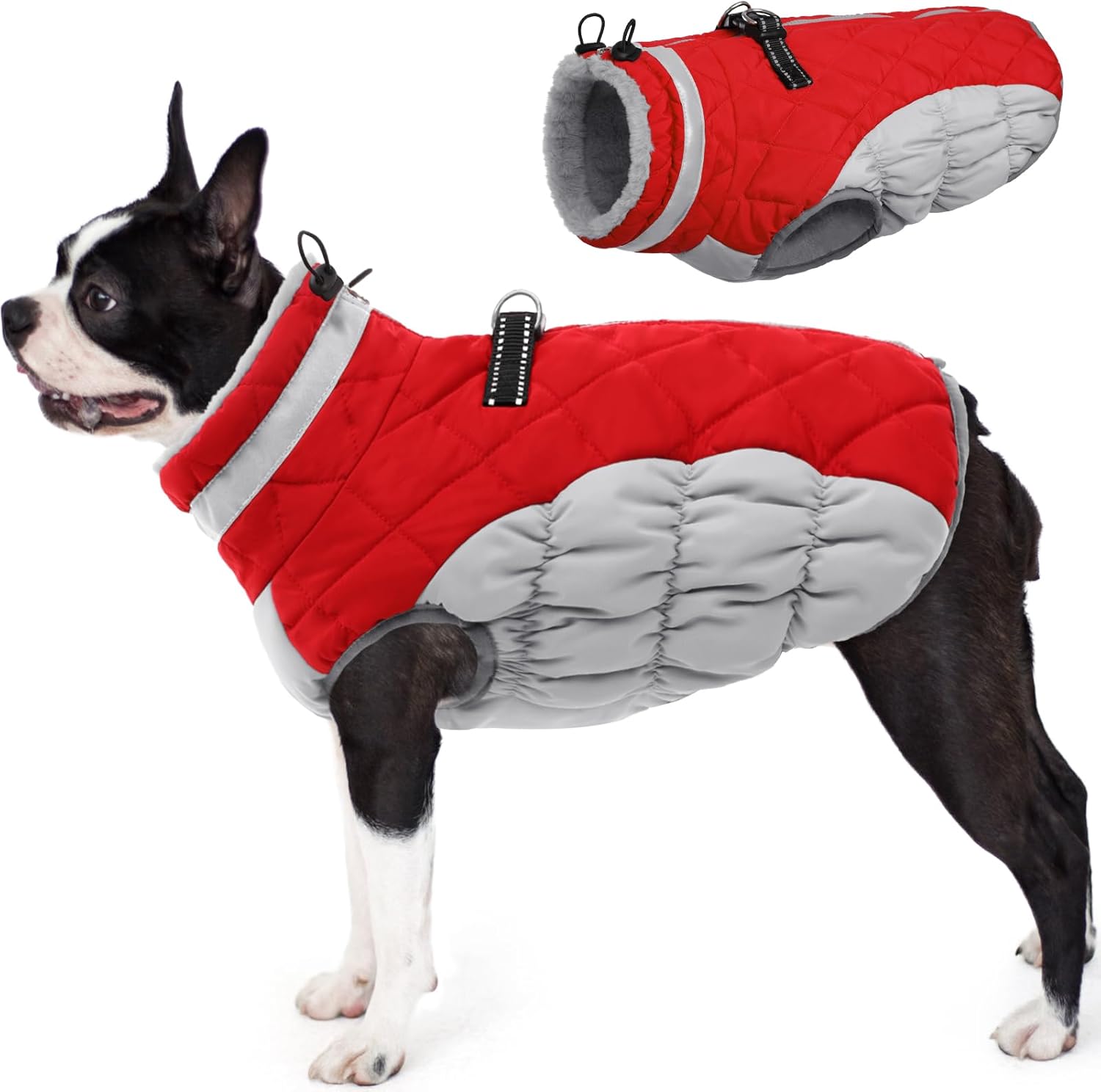 AOFITEE Dog Coat - Warm Reflective Winter Jacket for Dogs