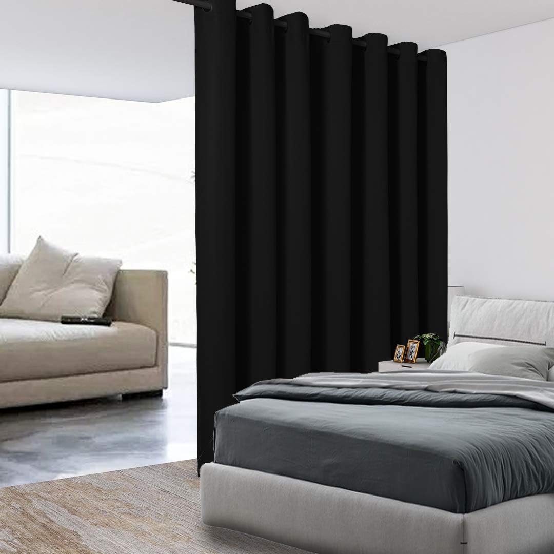 BONZER Room Divider Curtain Grommet Thermal Insulated Blackout