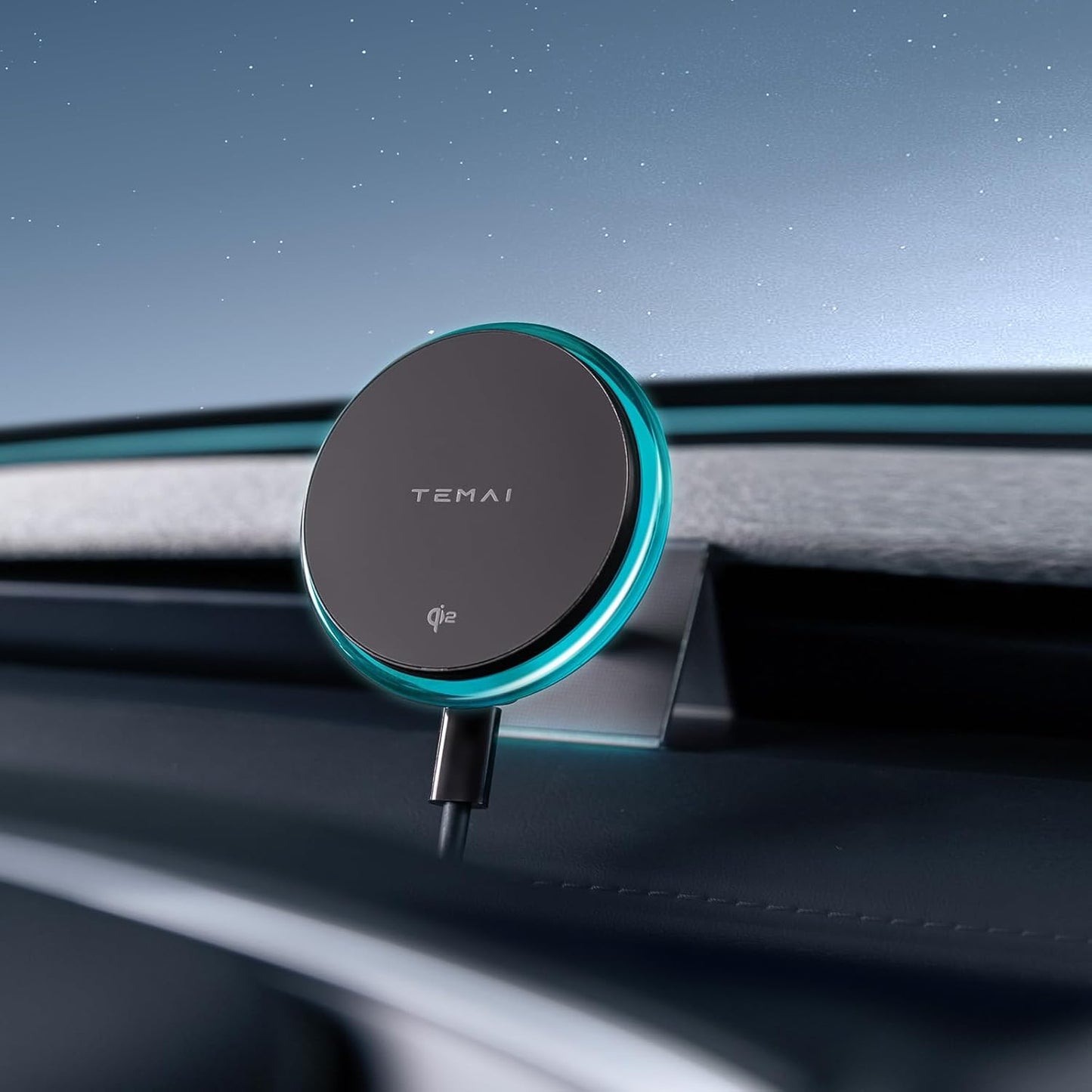 Wireless Charging Tesla Phone Mount for Model 3 2024 & 2025