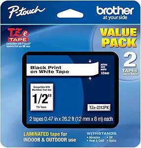 Brother Genuine P-Touch TZe-231 2 Pack Tape for All Uses