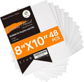 CONDA Canvases for Painting 8 x 10 in 48 Pack - Value Canvas Panels