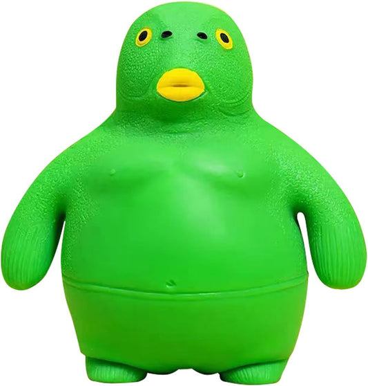 Big Green Fish Squishy Sand Toy - Stress Relief Fun!