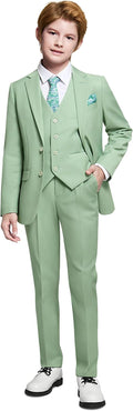 Marvelous World Boys' Formal Slim Fit Suit Set - Adjustable Waist feel