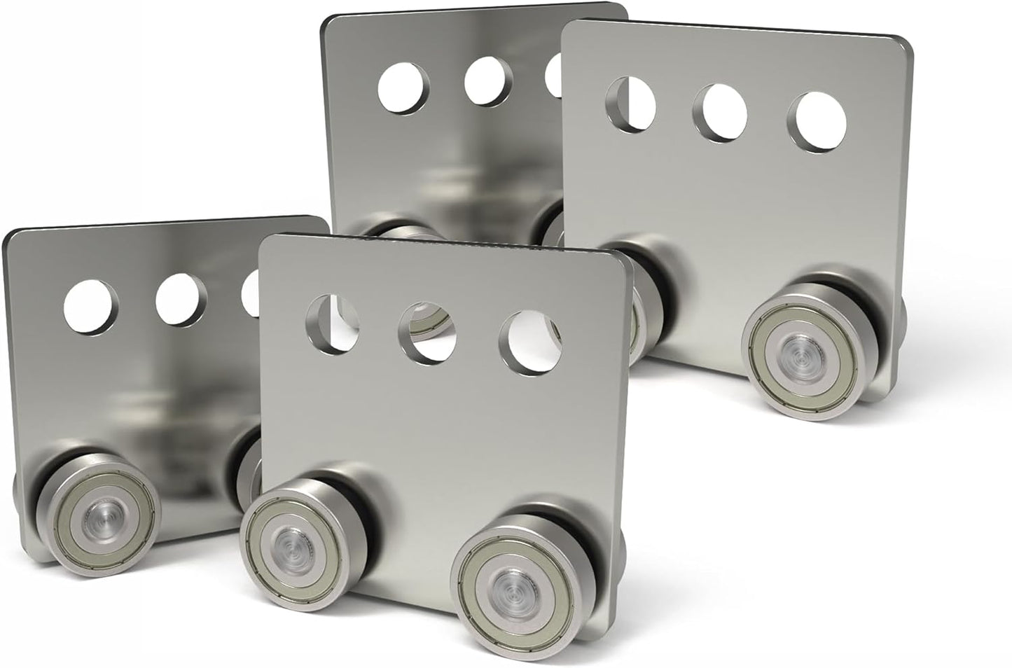 Hi Flame 4 Wheel Trolley Assembly for 1-5/8in Strut Channel