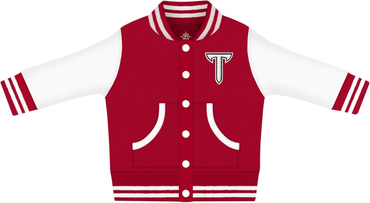 Creative Knitwear College Baby Varsity Jacket for Little Fans