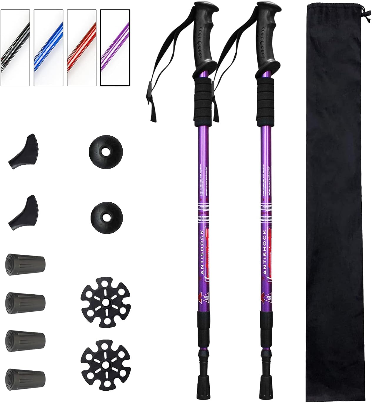 Aihoye Shock Absorbing Trekking Poles: Lightweight Strength