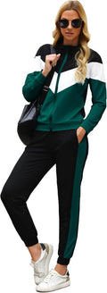 Women's Tracksuit Set 2 Piece Zip Up Jogger - Cozy Stretch Fit