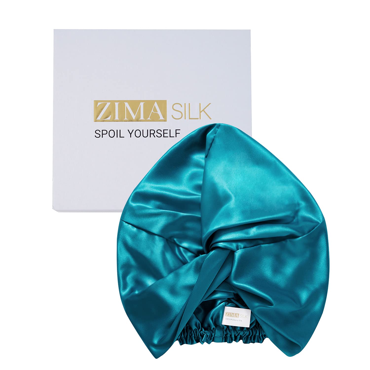 ZIMASILK 100% 22 Momme Mulberry Silk Bonnet for Hair Care