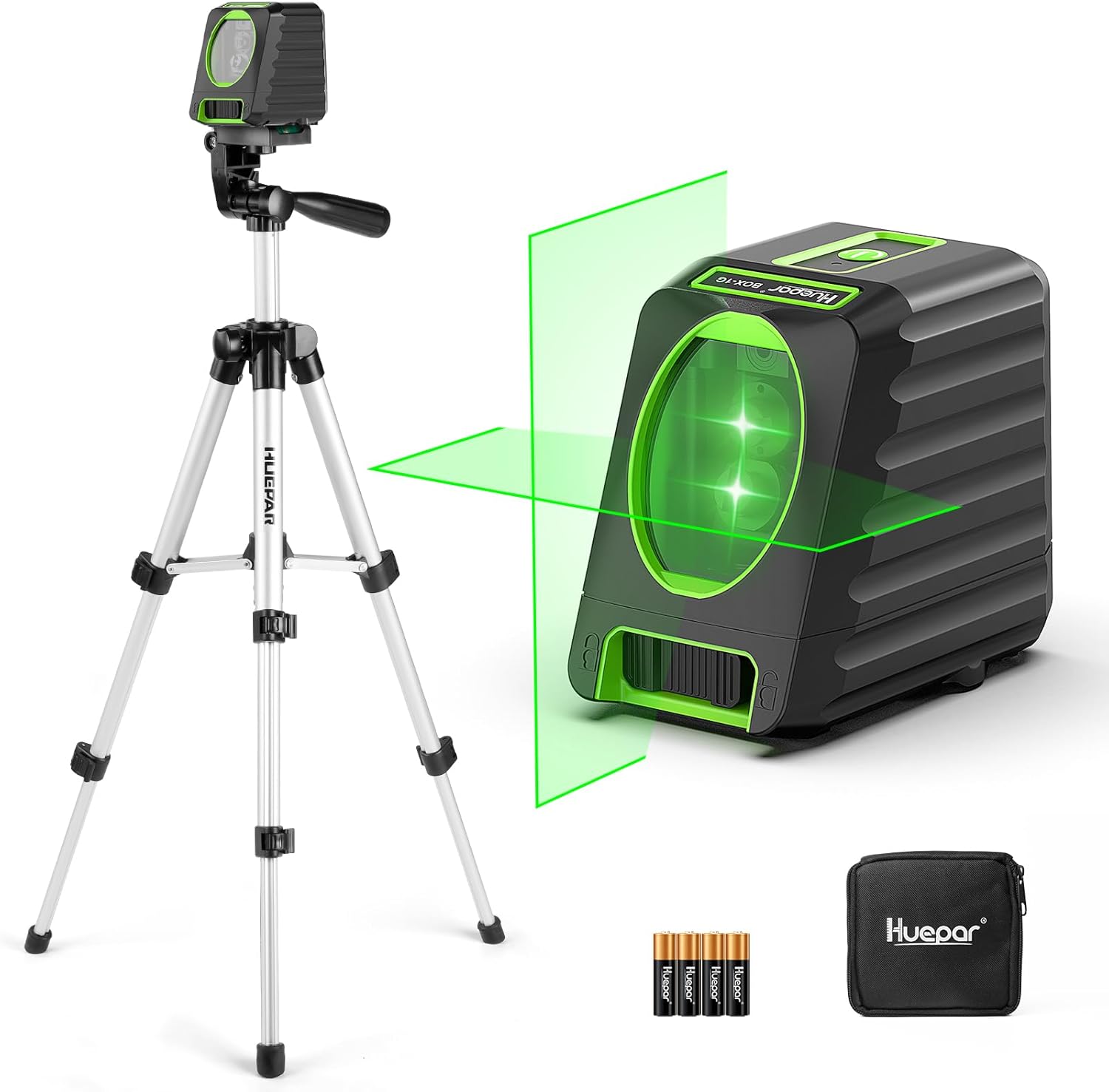 Huepar Laser Level with 26in Tripod for Precision Projects