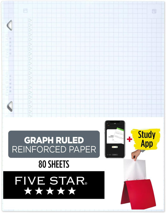 Five Star Reinforced Filler Paper - Ink Bleed Resistant