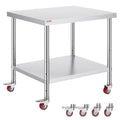 Stainless Steel Work Table 36 x 30 x 34 in - Heavy Duty Prep Table