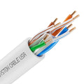Cat6e Ethernet Internet Cable - 120 FT 600MHz 23AWG Solid Copper CMR