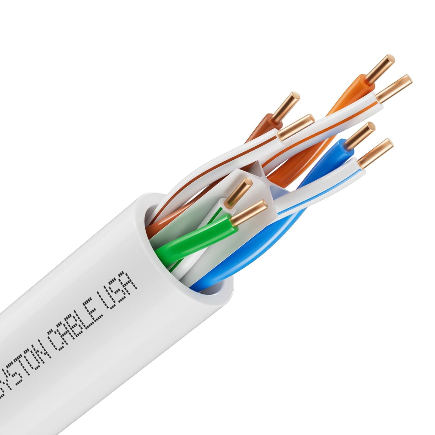 Cat6e Ethernet Internet Cable - 120 FT, 600MHz for Fast Networking