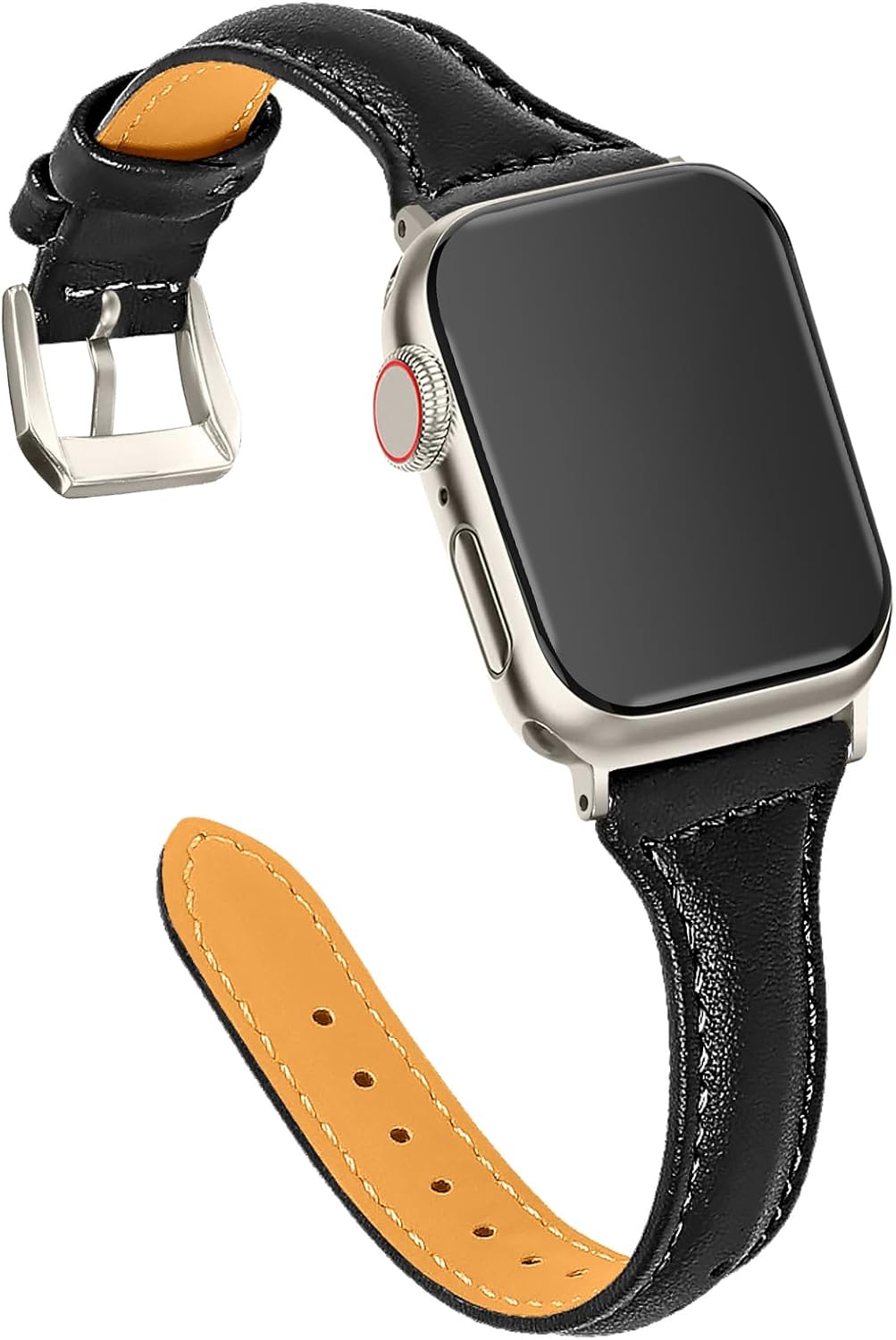 OULUCCI Top Grain Leather Apple Watch Band - Elegant & Stylish!