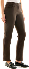 Zac & Rachel Women's Millennium Fabric Pant - Slim Straight Fit