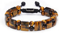 Tiger Eye Bracelet for Men - Natural Gemstone Healing and Protection