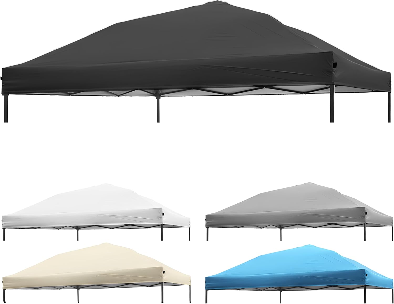 8x8 Canopy Replacement Top for Pop Up Tent - Waterproof Cover