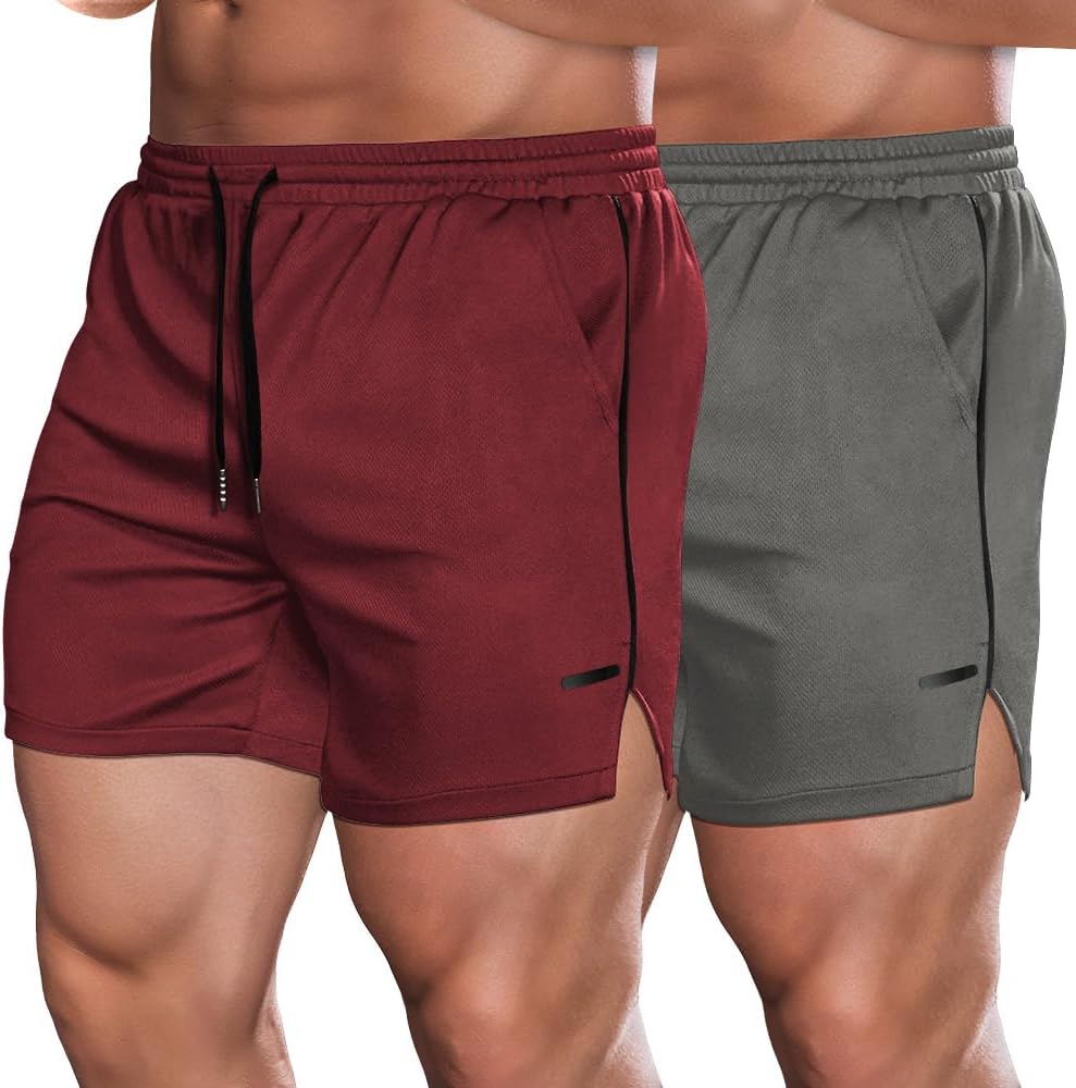 COOFANDY Men's 5 Inch Gym Workout Shorts for Ultimate Comfort