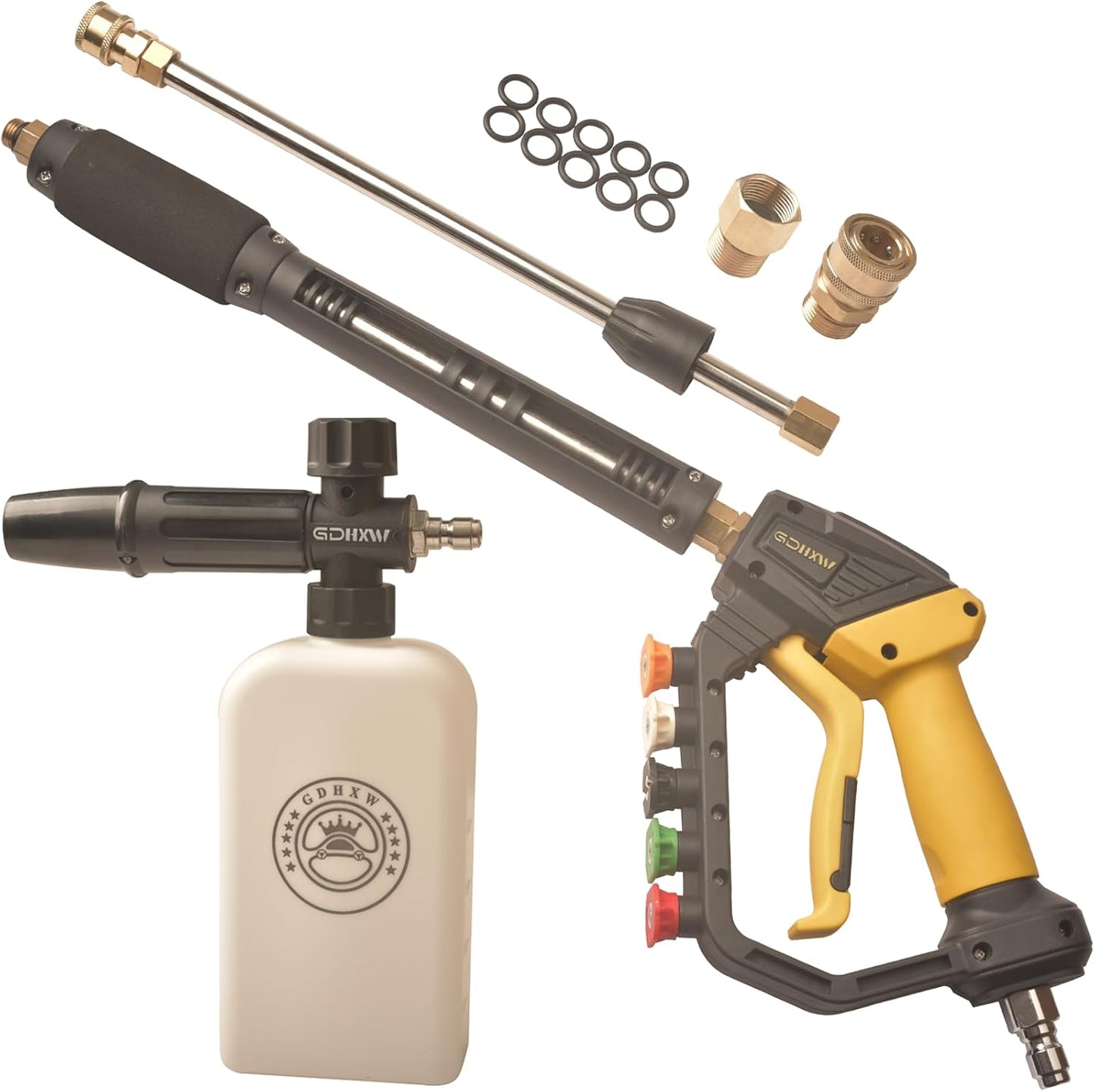 GDHXW Adjustable Length High Power Washer Gun 5000PSI Review