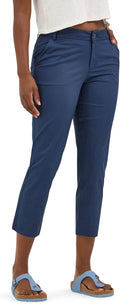 Lee Womens Wrinkle Free 23ft Capri Pant - Comfortable Everyday Fit out