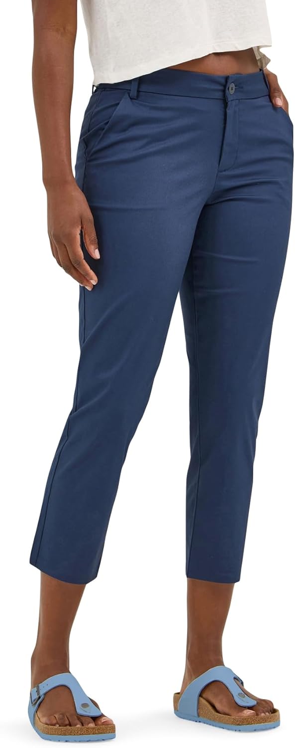 Lee Womens Wrinkle Free Capri Pant for Effortless Style