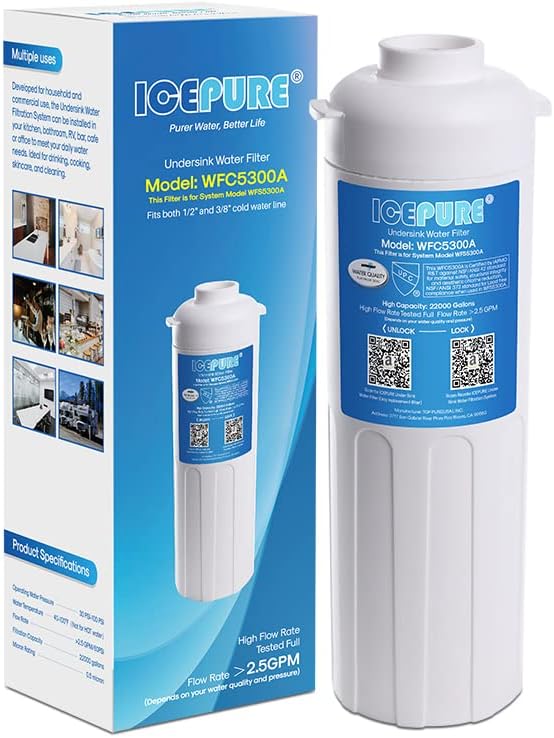 ICEPURE WFC5300A Under Sink Water Filter System for Clean Water
