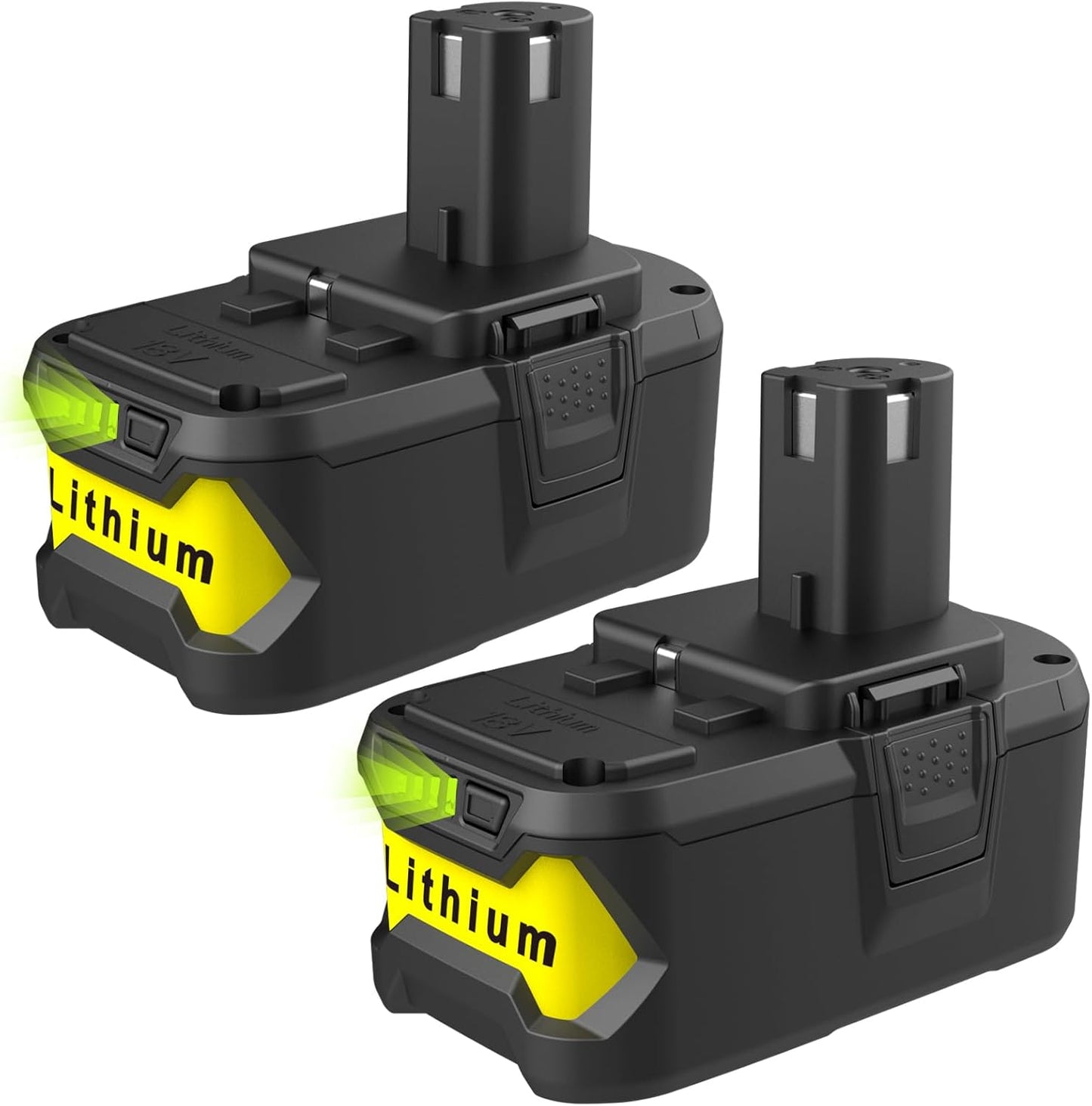 Replacement Ryobi 18V Battery 2 Packs 8.0Ah for Power Tools
