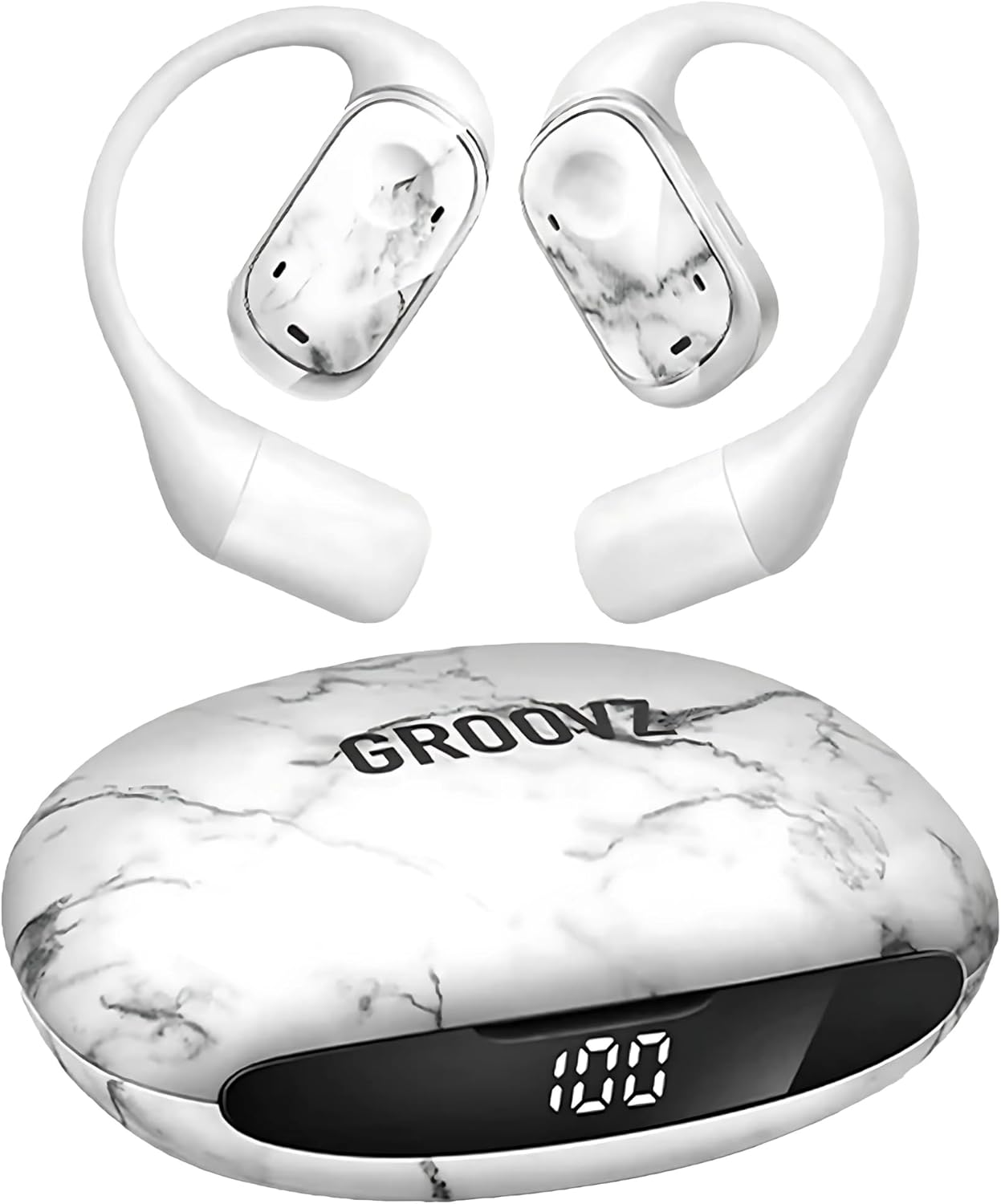Groovz Open-Ear True Wireless Headphones for Music Lovers