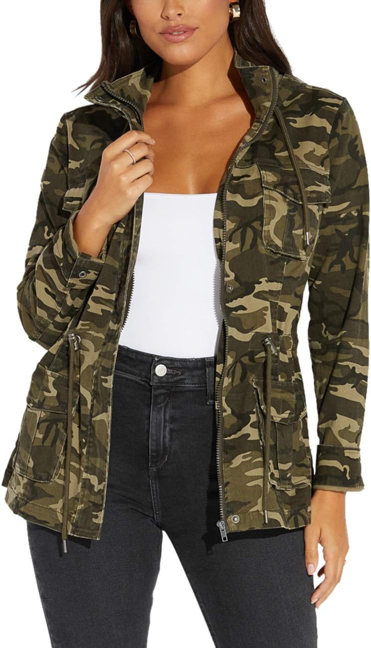 Stylish Camouflage Shacket Jacket for Women - Perfect Fall Fashion