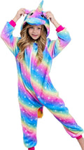Girls Hooded Unicorn Onesie Costume for Fun and Cozy Playtime