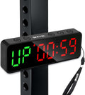 Small Gym Timer Clock Stopwatch Magnetic Interval Timer - Large LED