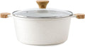 Ceramic Nonstick Stock Pot 4.5 Quart - Healthy, Lightweight Cookware