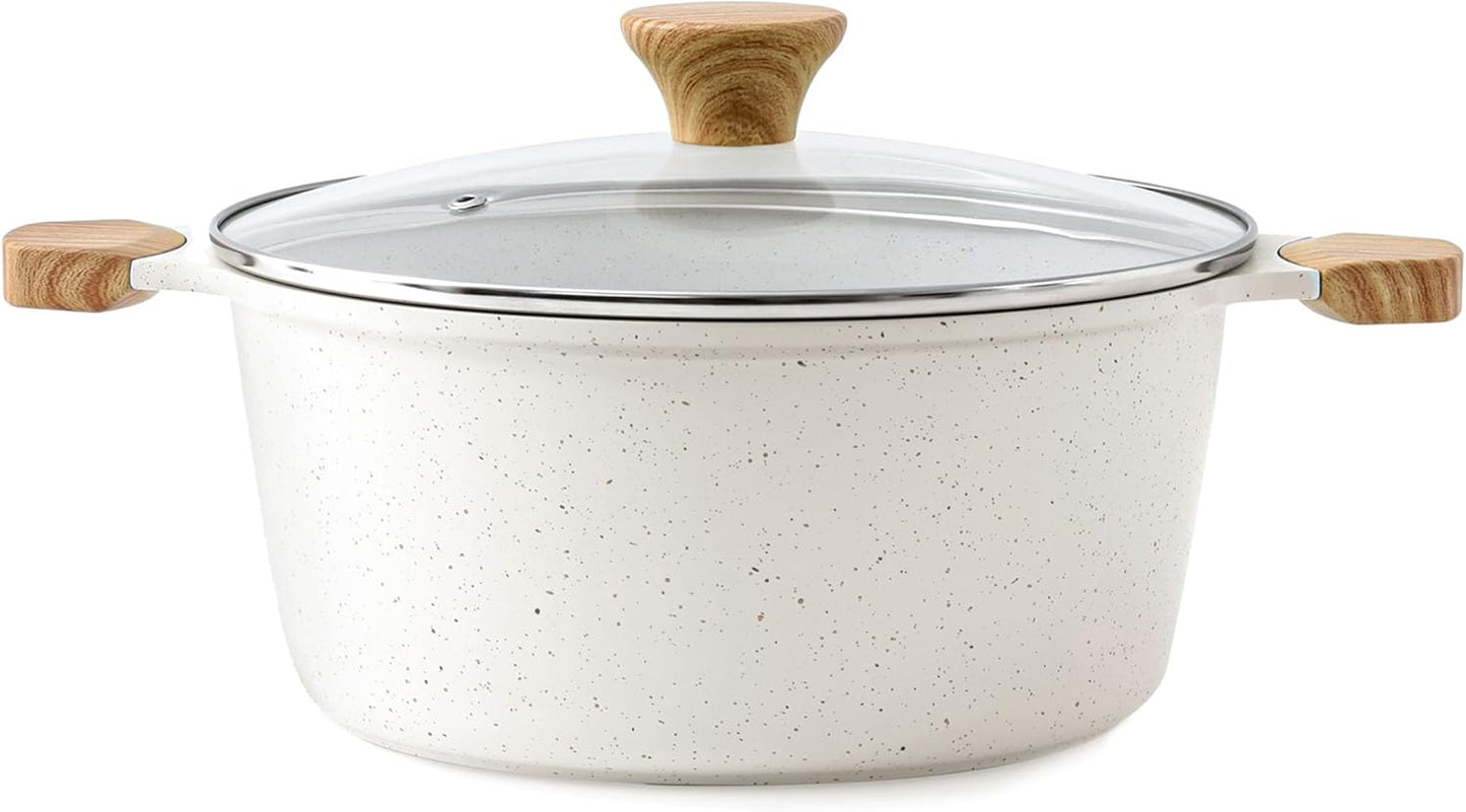 SENSARTE Ceramic Nonstick Stock Pot for Healthy Cooking
